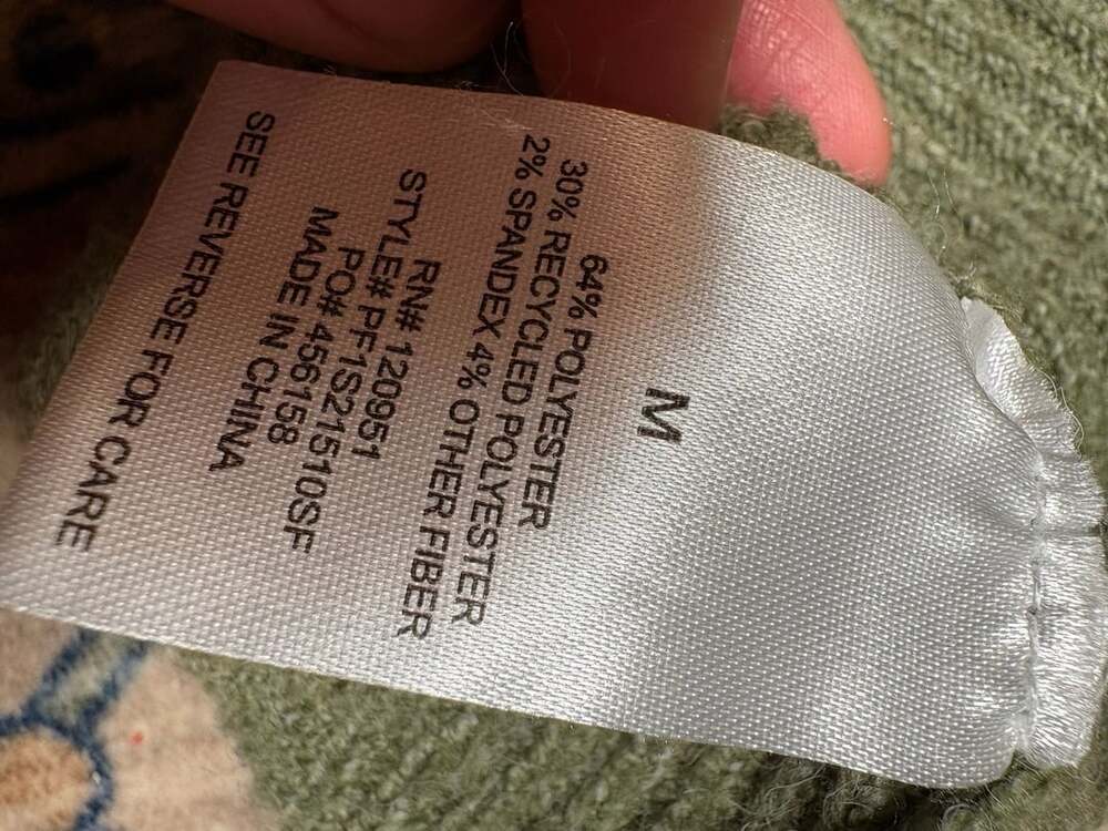 Pinque Green Ribbed Knit Sweater Medium - Picture 5 of 8
